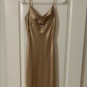 Allure gold gown